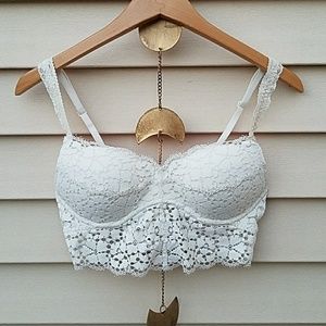 VS PINK Lace Push-Up Bra